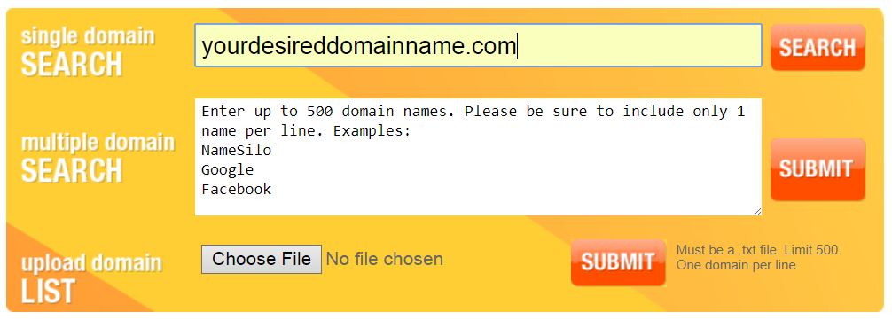 Name Silo Domain Search